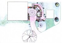 Le plan pour le Jardin de Laure-anne et Emilien 2009