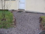 Accès à la maison avant les travaux