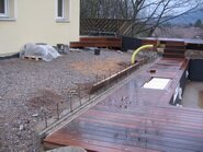 Aterrasse pendant travaux