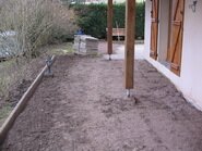 La terrasse avant travaux